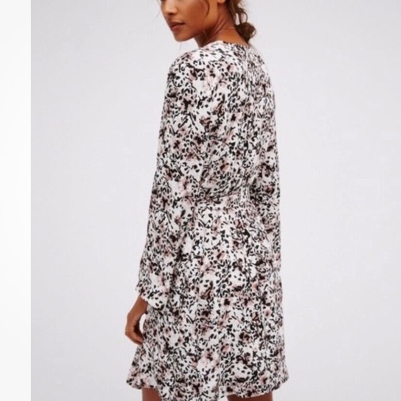 Free People Dress Womens Anaise Floral casual Floral Long Sleeve midi size XS - Picture 2 of 10
